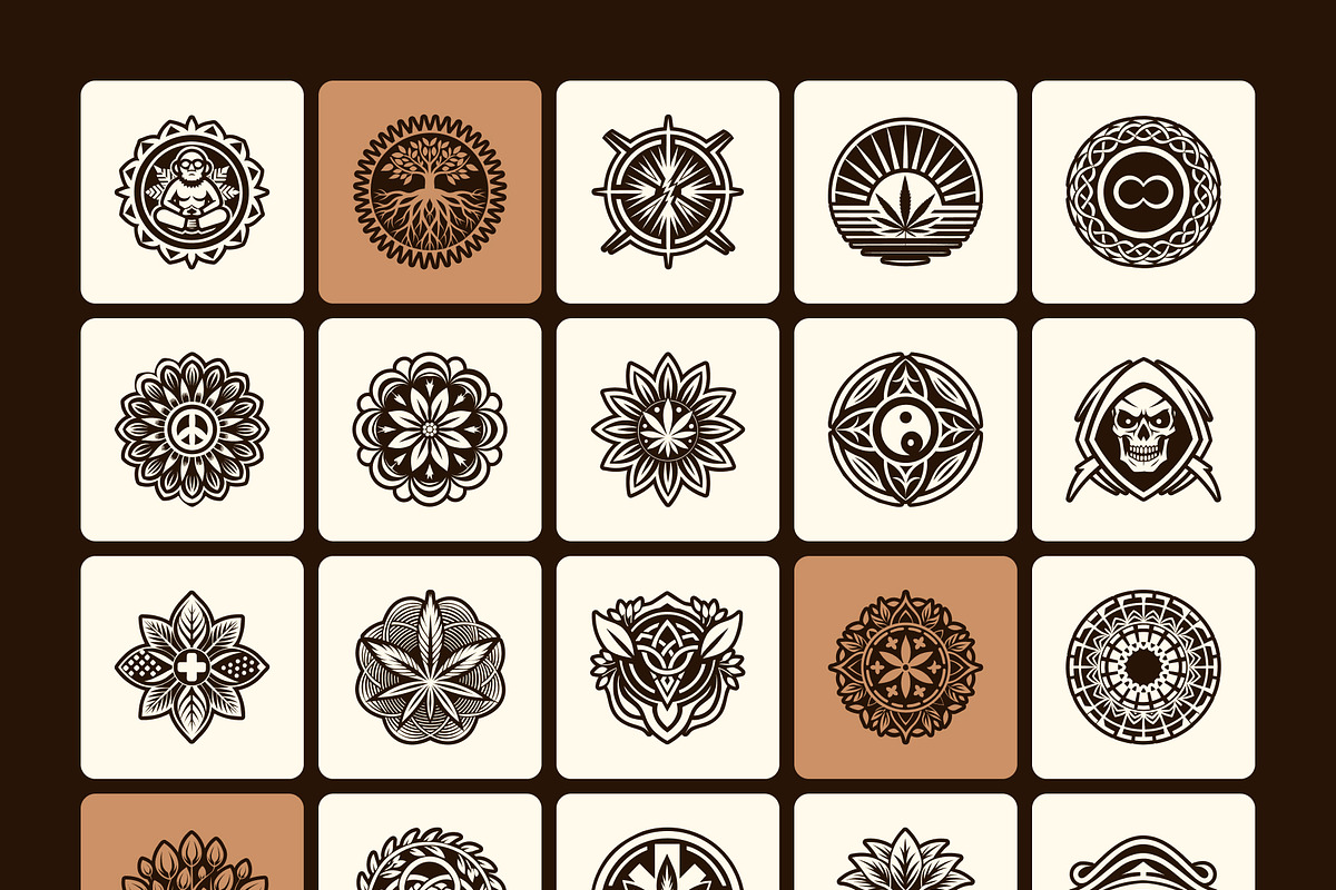 795 Sacred Symbols, a Solid Icon by Creative Stall (Photo 20 of 21)