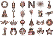 New Year Clipart, an Illustration by designcity5 (Thumbnail 2 of 5)