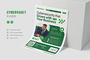 Cybervault Security - Flyer, a Flyer Template by Esensifiksi.studio (Thumbnail 1 of 3)
