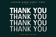 Lancar, a Sans Serif Font by twinstd (Thumbnail 13 of 13)