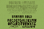 Banana - A Handwritten Font Duo, a Handwritten Font by Shelbeemili (Thumbnail 3 of 3)