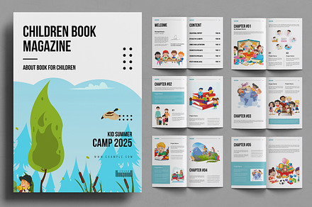 Children Book Magazine Layout, a Magazine Template by ContestDesign