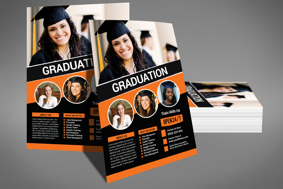 Graduation Flyer, a Flyer Template by graphicforest (Photo 2 of 4)