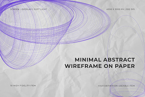 Minimal Abstract Wireframe on Paper, a Background Graphic by Pitchlook.Studio