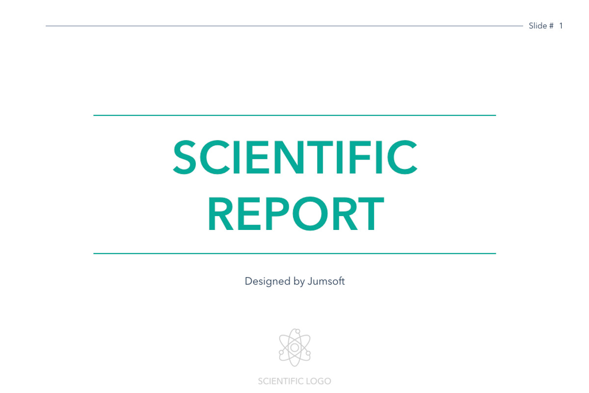 Scientific Report Keynote Theme, a Presentation Template by Jumsoft (Photo 2 of 16)