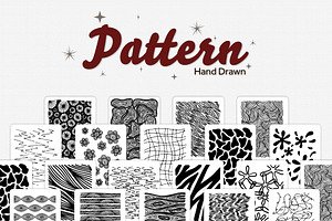 59 Patterned hand drawing, a Pattern Graphic by Pikgura