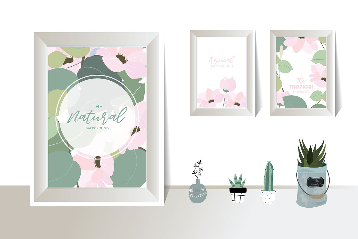 12 cute natural design cards4#, a Card Template by Piixypeach (Photo 3 of 5)