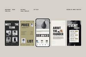 20 Instagram Story Canva Template