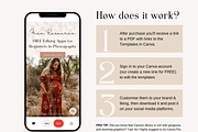Pinterest Pin Templates Boho Canva, a Social Media Template by HerstedHertz (Thumbnail 7 of 9)
