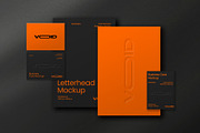 VOID Dark Stationery Mockup Bundle, a Product Mockup by Mocktopia (Thumbnail 4 of 8)