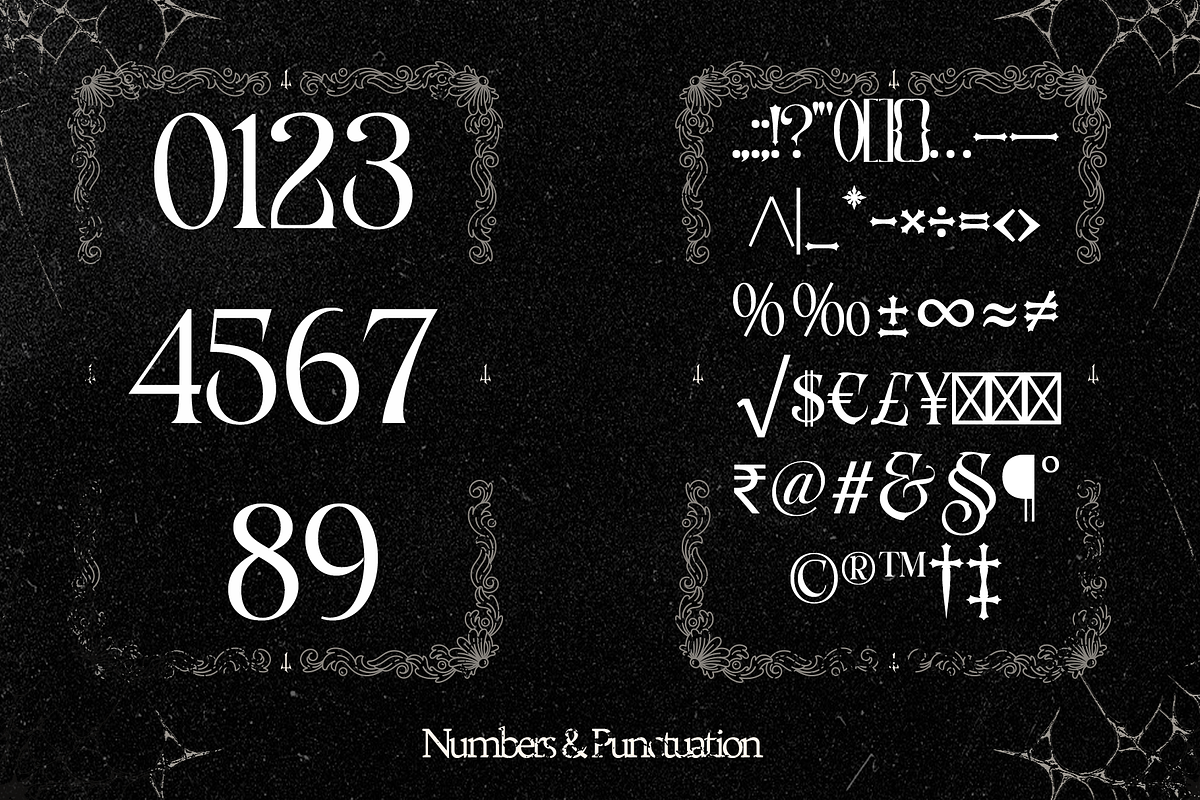 Dreadglyph – Metal Horror Typeface, a Serif Font by Inviline.co (Photo 4 of 17)