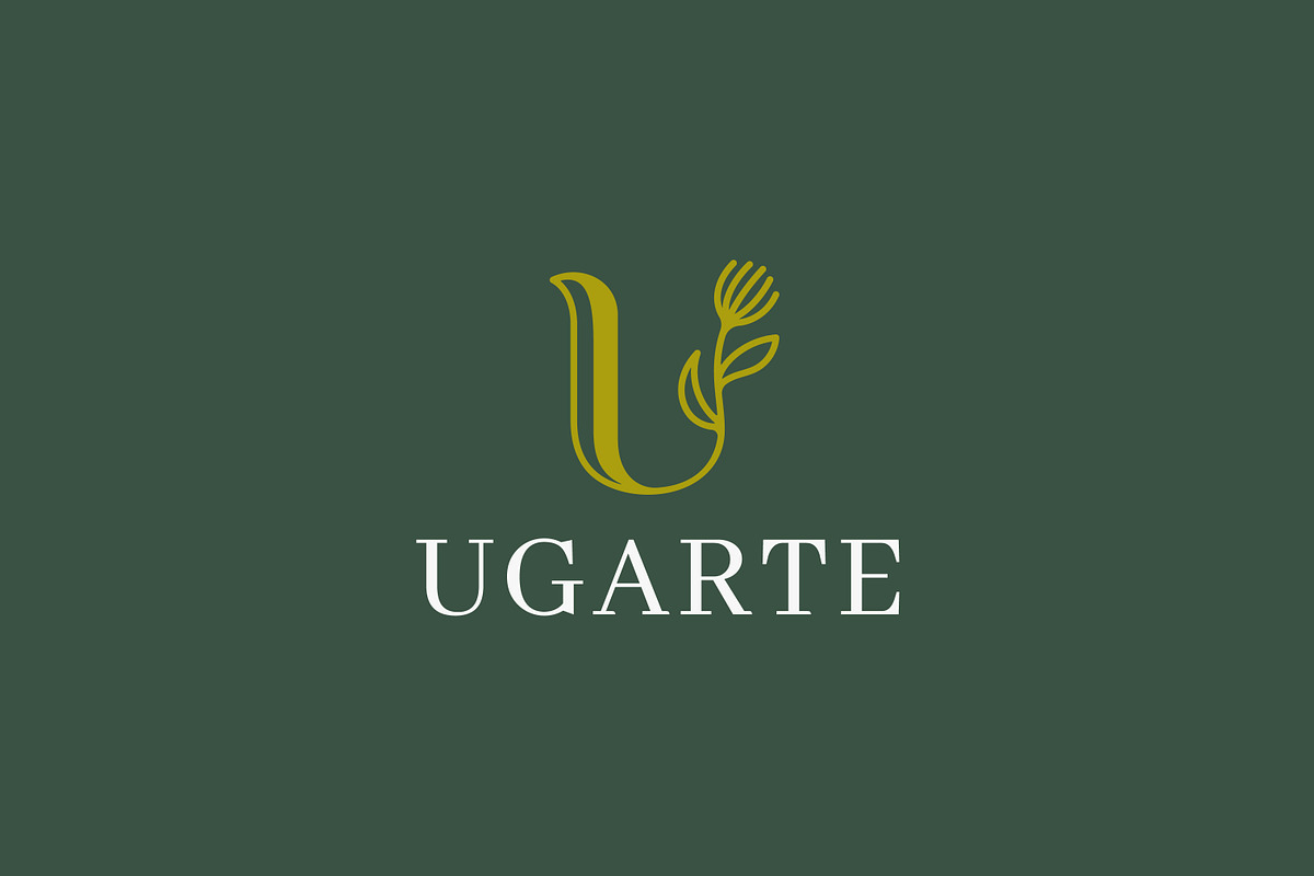 Letter U Logo Decorative Floral Leaf, a Branding & Logo Template by Signatoro (Photo 1 of 3)