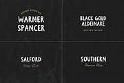 Burdock - Modern Letterpress Font, a Sans Serif Font by Graphicfresh (Thumbnail 2 of 8)