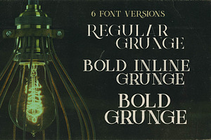 Green Light - Vintage Style Font