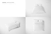 Bedding Mockup Set - Duvet & Pillows, a Household Mockup by creatsy2 (Thumbnail 2 of 9)