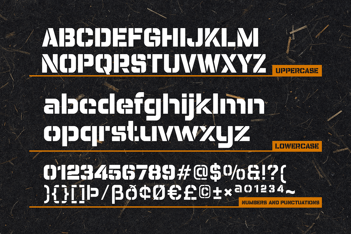 Champions Stencil, a Font by Arterfak Project (Photo 12 of 14)