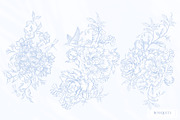 TOILE DE JOUY BLUE & BLACK, an Object Graphic by Knopazyzy (Thumbnail 18 of 19)