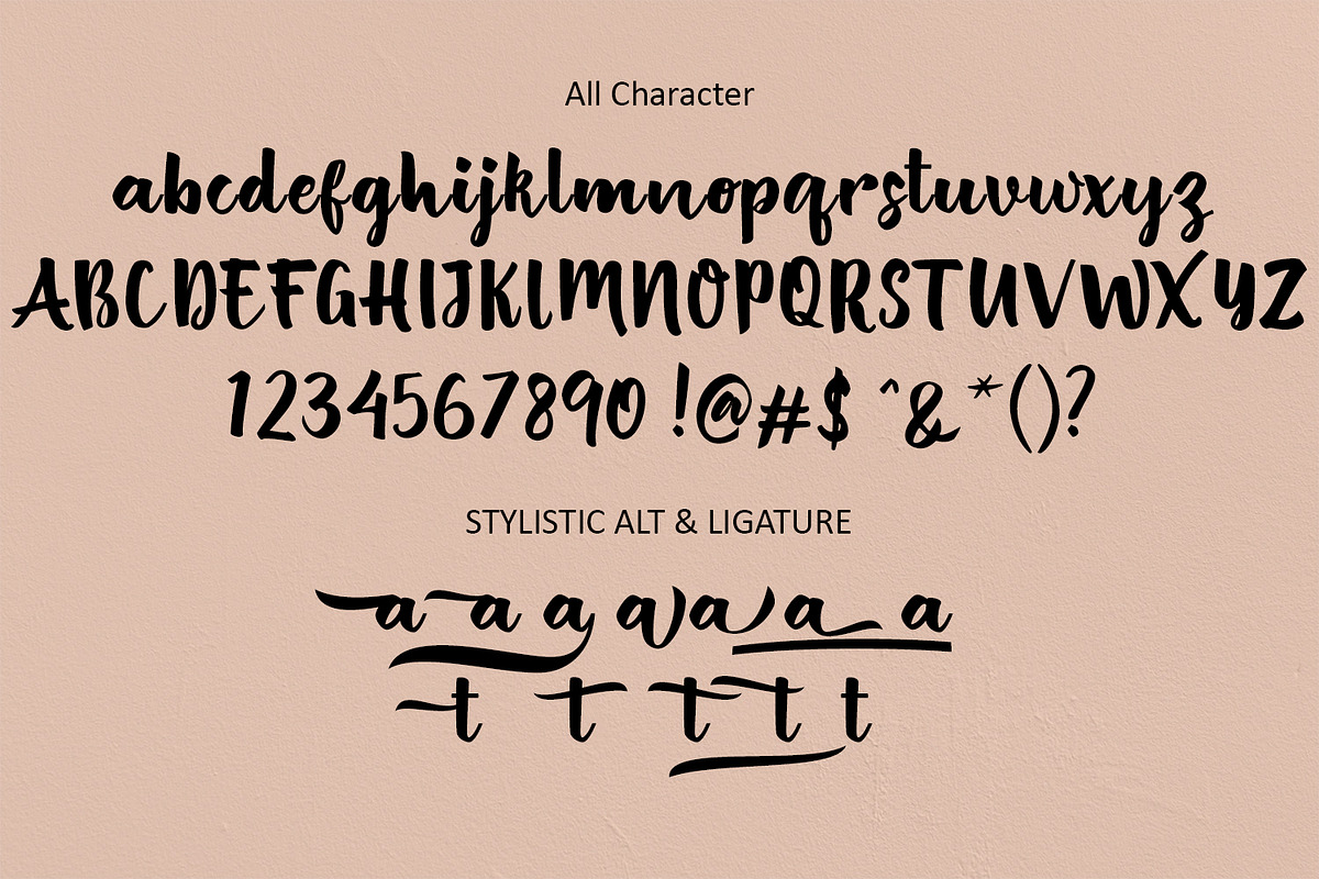 British Script - Handmade Brush preview 6