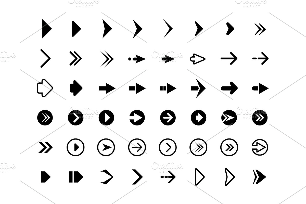 Web arrows. Symbols for website, a Background Graphic by Onyx