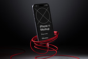 J-Mockups: iPhone 15 Pro, an iPhone Mockup by ls.graphics (Thumbnail 4 of 10)