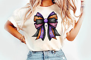Halloween Bow PNG, Coquette Bow Png, an Illustration by Watercolor design (Thumbnail 2 of 3)