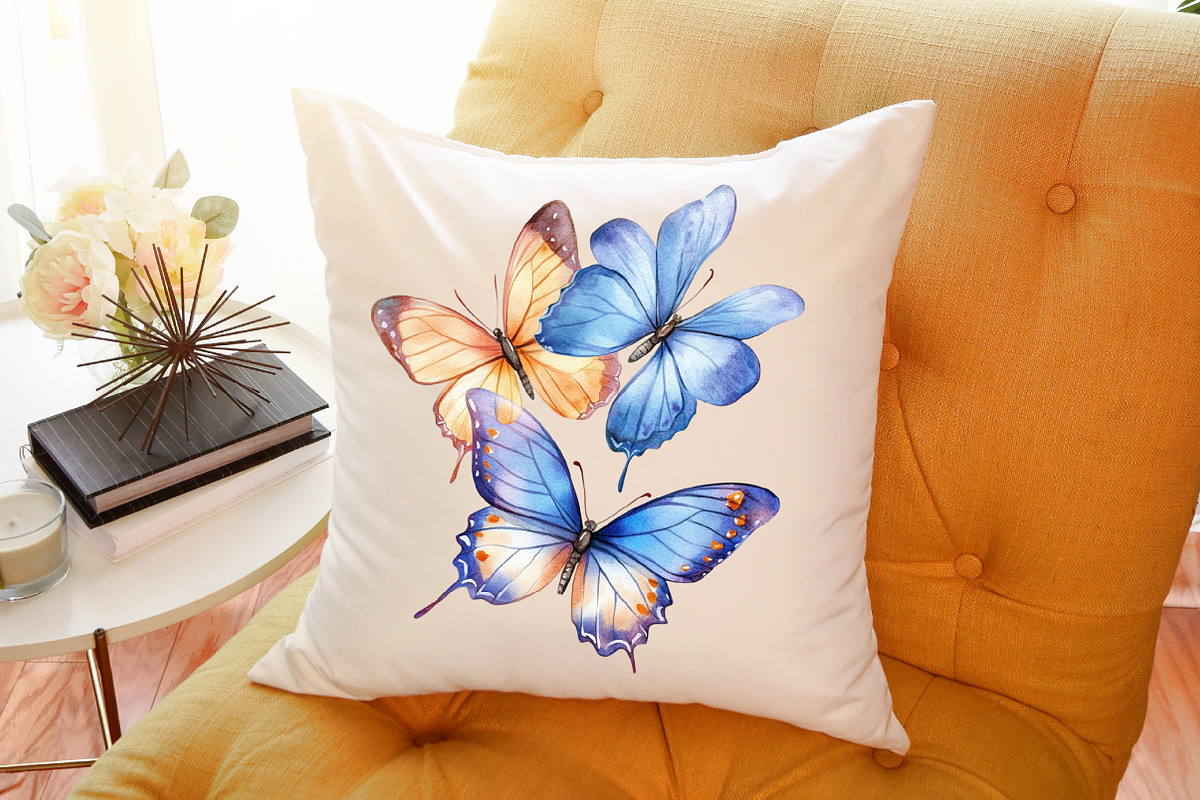 Books and Butterflies Watercolor Bun, an Illustration by Sublimation Artist (Photo 6 of 6)
