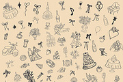 Handdrawn Whimsical Wedding Doodles, a Decorative Illustration by Amalia Calligraphy (Thumbnail 4 of 7)