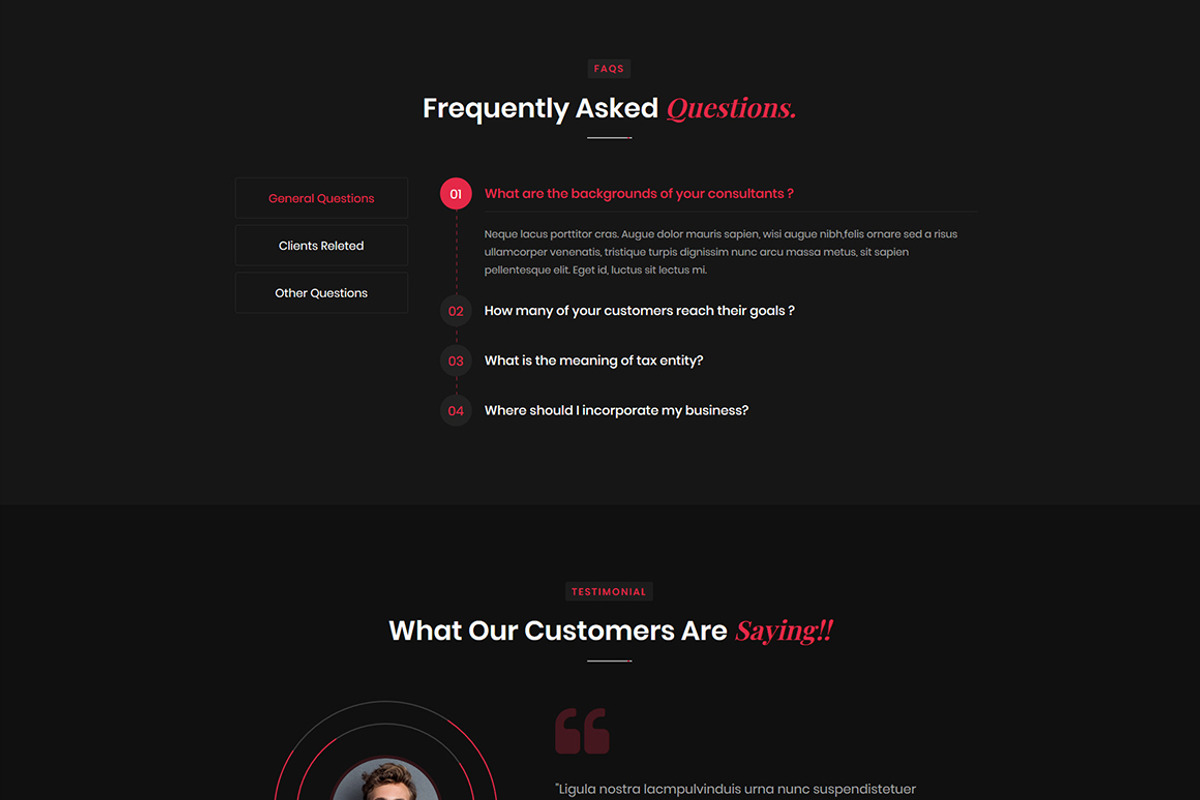 Digicia - Agency HTML Template, a HTML Template by THESOFTKING (Photo 2 of 3)