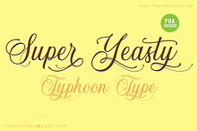 Super Yeasty font