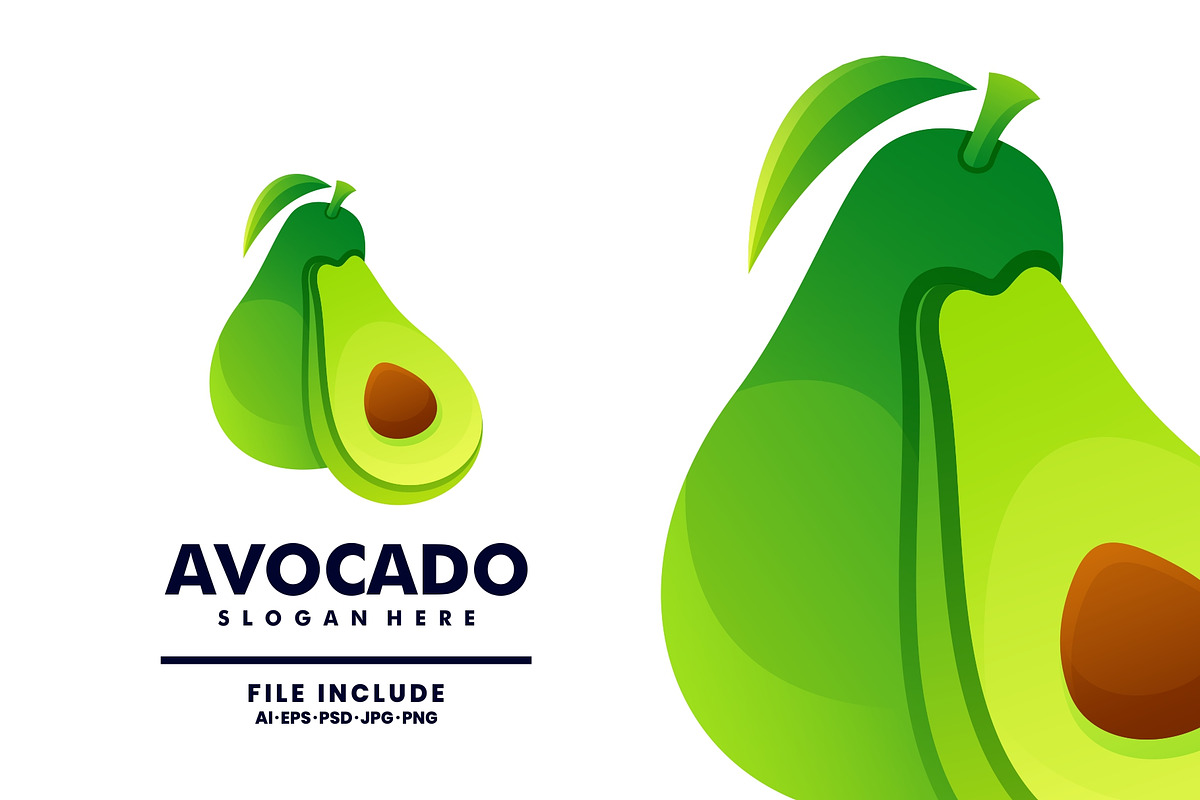 Avocado Colorful Logo, a Branding & Logo Template by Dundutdesain8