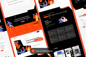 Creative Studio Landing Page