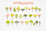 Vector Trees Collection, an Object Graphic by Anna's Creative Store (Thumbnail 2 of 4)