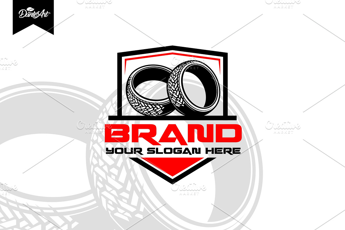 TIRE SHIELD LOGO, a Branding & Logo Template by Dante art12 (Photo 1 of 2)