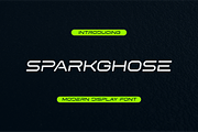 Sparkghose Font, a Sans Serif Font by brahamb_design (Thumbnail 1 of 5)