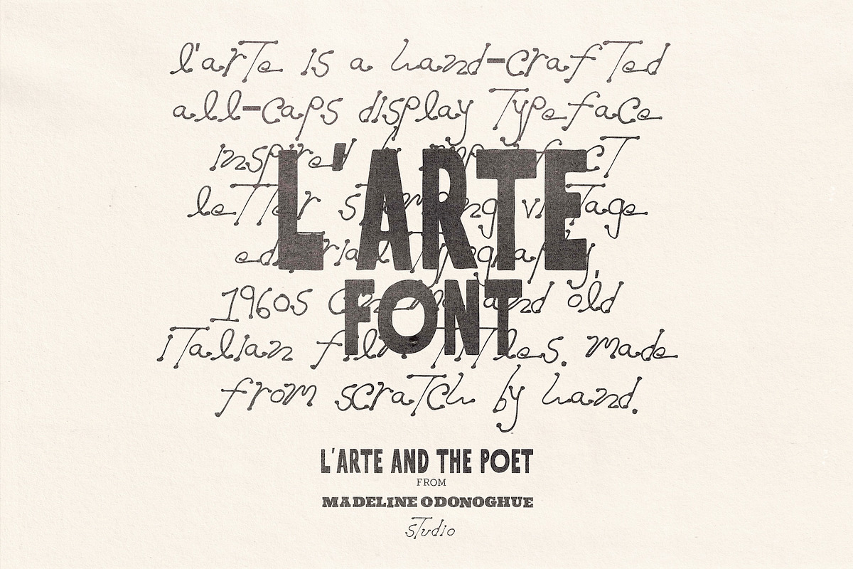 L’ARTE – Editorial Display Font, a Sans Serif Font by Madeline ODonoghue Design (Photo 4 of 5)