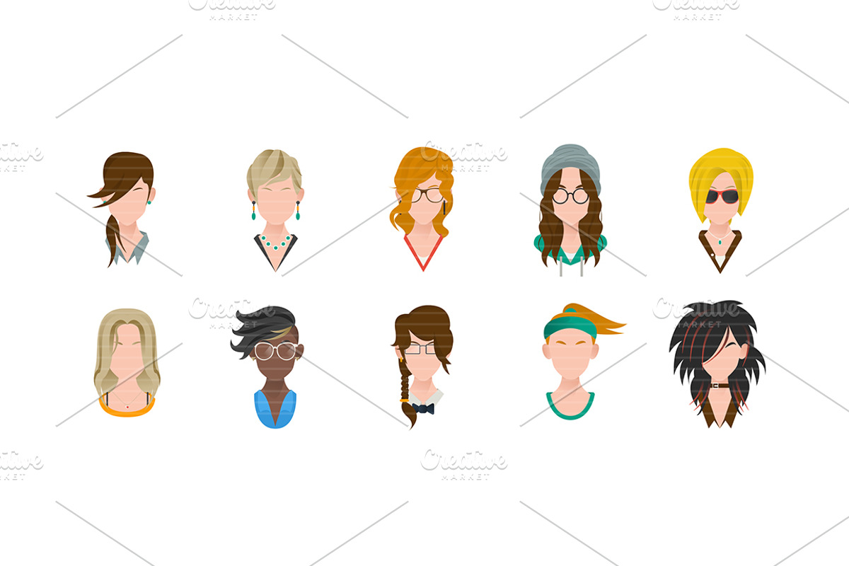 30 Fresh & Modern Avatars preview 3