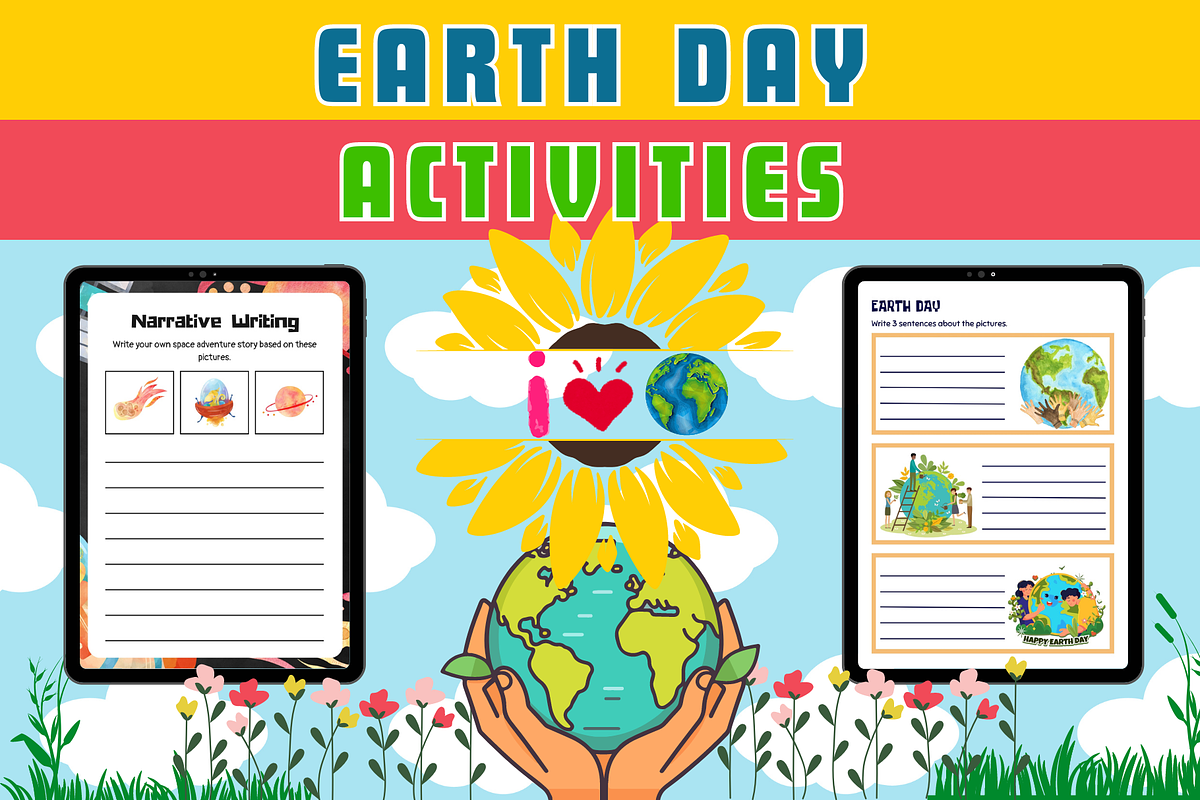 Earth Day Activities Worksheets, a Templates & Theme by Premium Digital Templates (Photo 3 of 4)