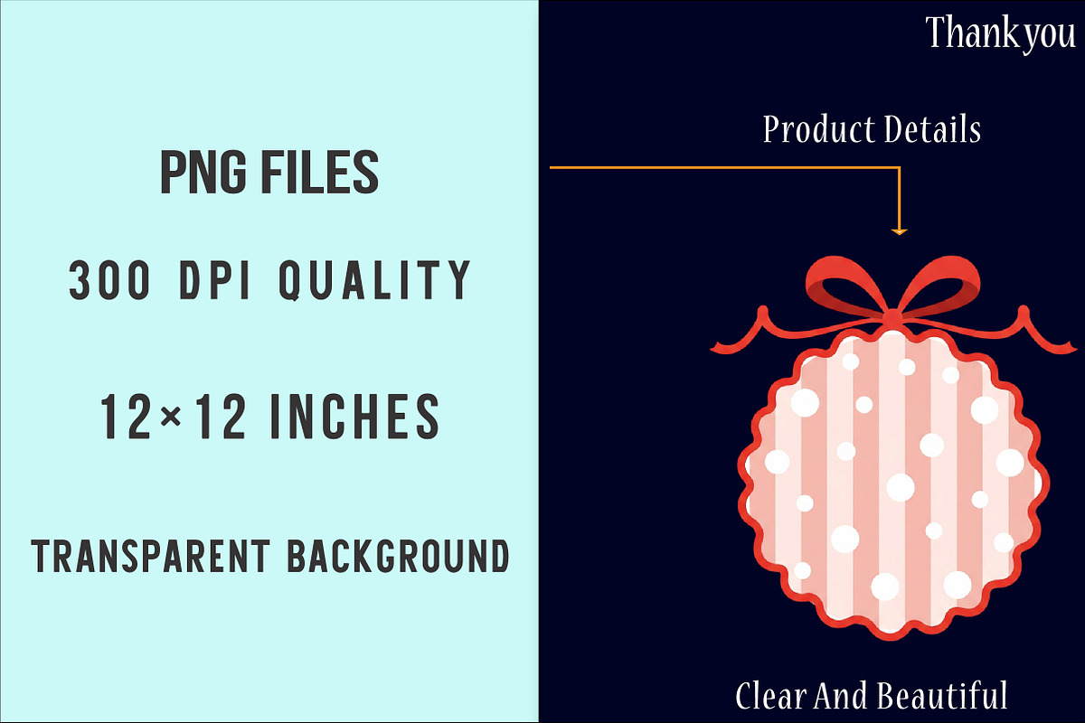 Christmas Coquette Frame Clipart PNG, an Illustration by SinaCreation (Photo 6 of 7)