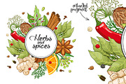 Winter spices and herbs templates, a Food Illustration by Primula`s shop (Thumbnail 3 of 4)