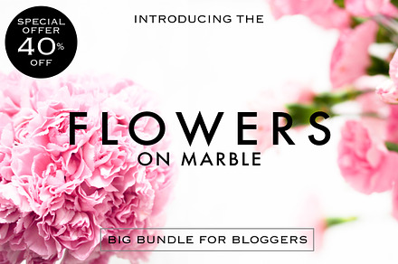 40%OFF Styled photos flowers edition