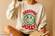 Feeling Jolly SVG, a Seasonal Illustration by mh_arif (Thumbnail 3 of 4)