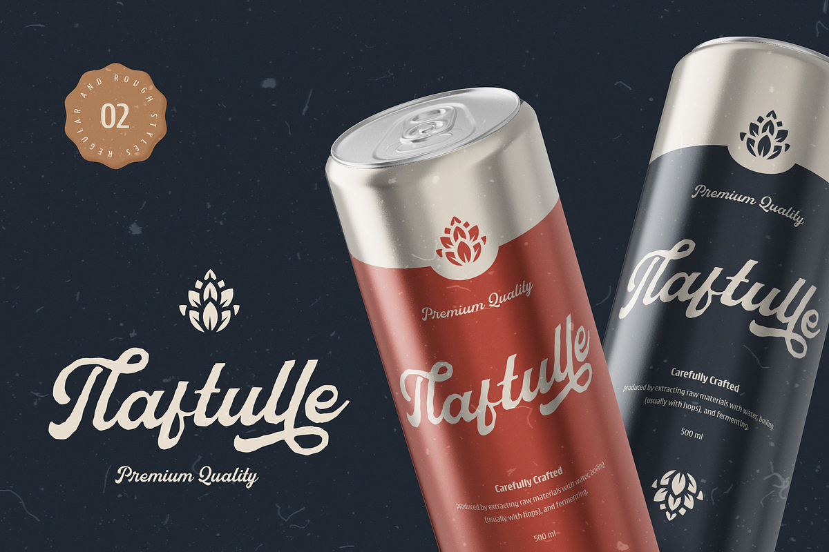 Thankfull – Vintage Script Typeface, a Script Font by Namara Creative Studio (Photo 2 of 11)
