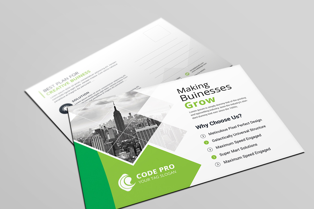 Business PostCards, a Card Template by Genereux Art (Photo 3 of 4)
