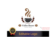 Stylish Coffee Shop Logo Design, a Branding & Logo Template by YUDesignStore (Thumbnail 1 of 5)