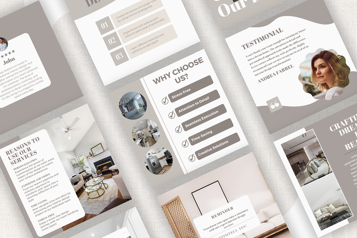 Interior Design Instagram Templates, a Social Media Template by EliteMatidi (Photo 9 of 9)