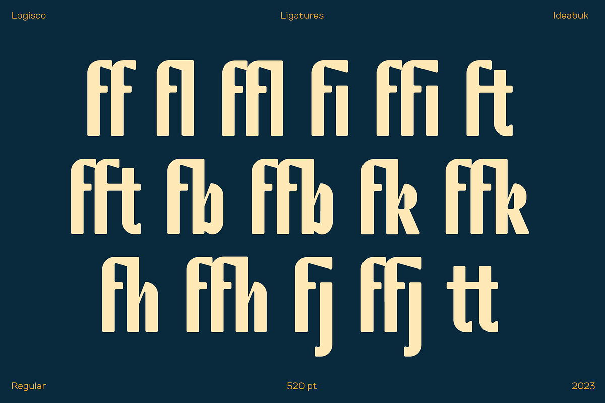 Logisco Full Font Family, a Sans Serif Font by Ideabuk (Photo 7 of 12)