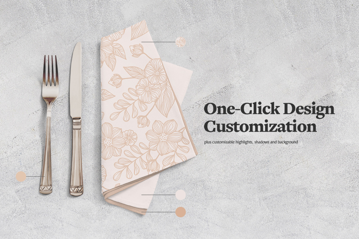 Linen Napkin Mockup, a Graphic by rebrandy (Photo 2 of 6)
