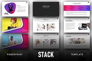 Stack PowerPoint Template, a Presentation Template by iHemalaya