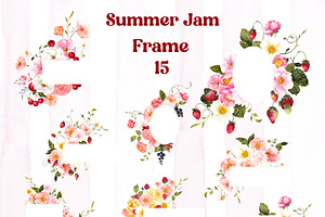 Summer Jam. Watercolor Graphic