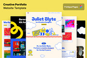 Creative Portfolio Figma Template, an UI Kit Template by Rozepaars Design (Thumbnail 1 of 2)